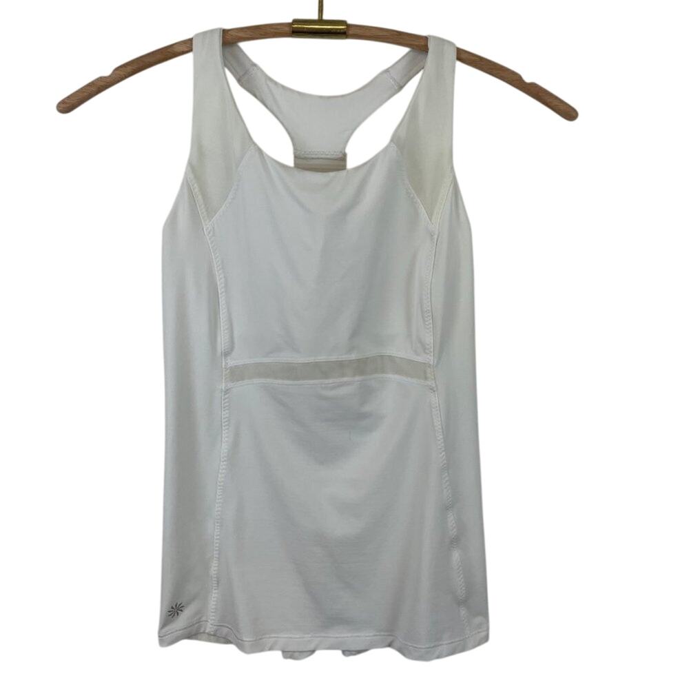 Athleta White Racerback Tank Size XS